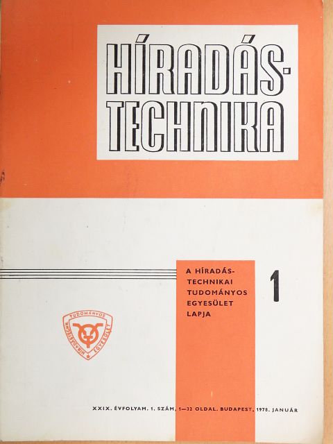 Fiala Tibor - Híradástechnika 1978. január [antikvár]