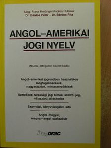 Andrea Hubalek - Angol-amerikai jogi nyelv [antikvár]