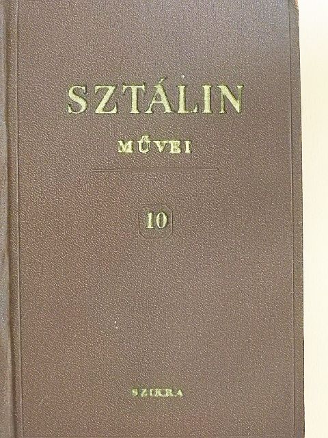 Sztálin - I. V. Sztálin művei 10. [antikvár]