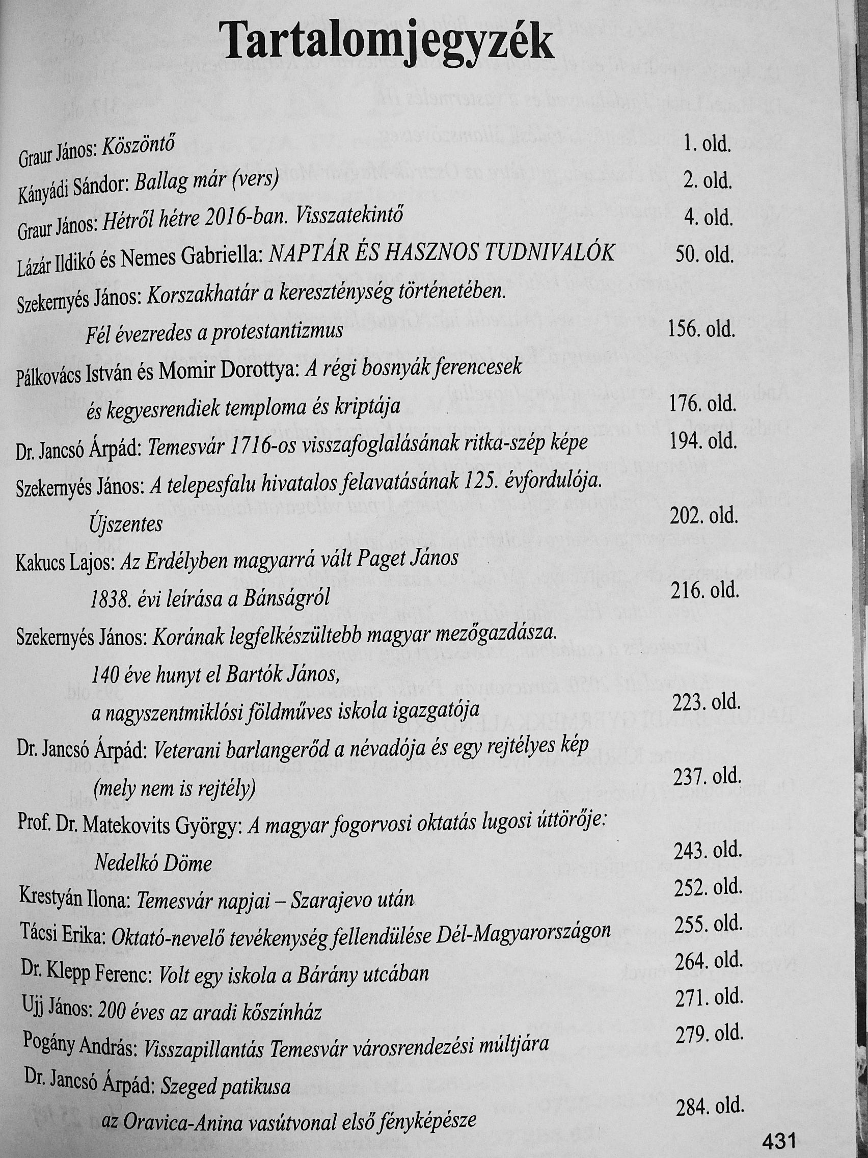 Graur János - Mindenki Kalendáriuma 2017 [antikvár]