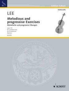 LEE - MELODISCHE UND PROGRESSIVE ÜBUNGEN OP.131 FÜR 2 VIOLONCELLI (BECKER)