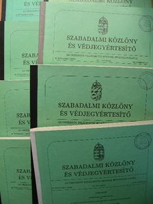 Bogsch Árpád - Szabadalmi Közlöny és Védjegyértesítő 1991. január-december [antikvár]