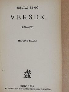 Heltai Jenő - Versek [antikvár]