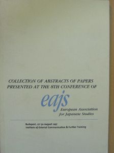 Bassa Zoltán - Collection of abstracts of papers presented at the 8th conference of eajs [antikvár]