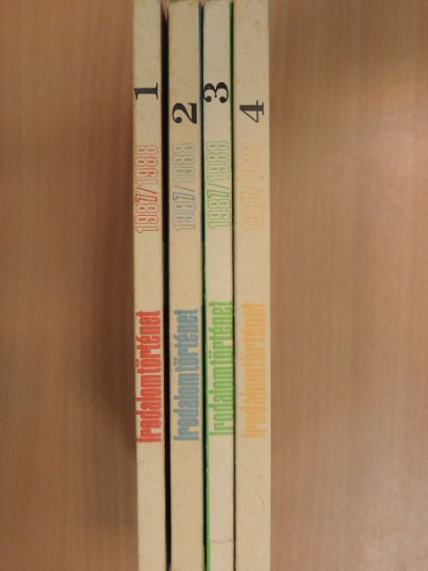 Aczél Géza - Irodalomtörténet 1987-1988/1-4. [antikvár]