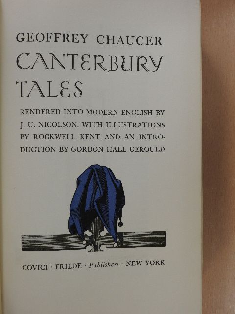 Geoffrey Chaucer - Canterbury Tales [antikvár]