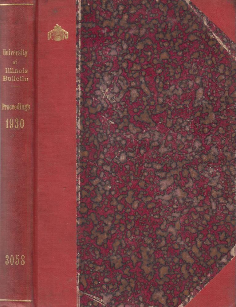 Proceedings Of The High School Conference of November 20, 21, and 22, 1930 [antikvár]