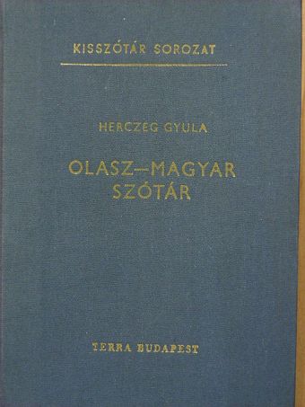 Herczeg Gyula - Olasz-magyar szótár [antikvár]