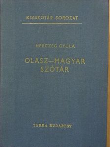 Herczeg Gyula - Olasz-magyar szótár [antikvár]