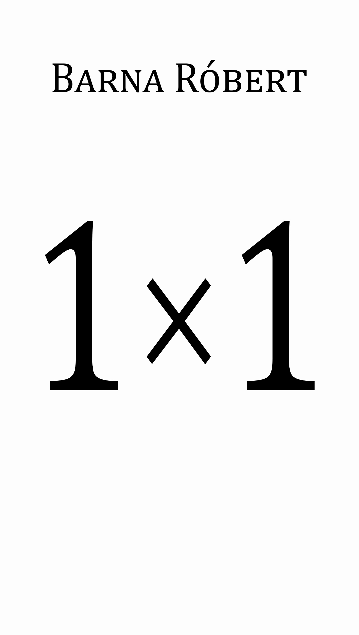 Barna Róbert - 1 × 1