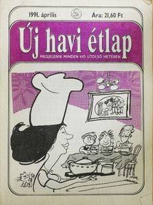 Új havi étlap 1991. április [antikvár]