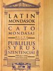 Cato - Latin mondások [antikvár]
