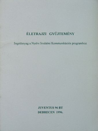 Életrajzi gyűjtemény [antikvár]
