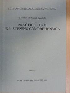 Kovácsné dr. Császti Gabriella - Practice tests in listening comprehension [antikvár]