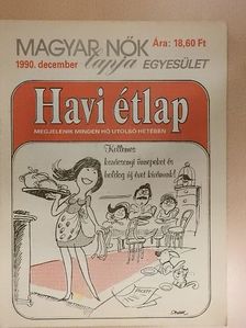 Havi étlap 1990. december [antikvár]