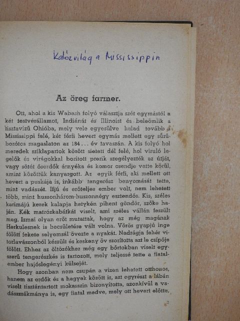 Friedrich Gerstäcker - Kalózvilág a Mississippin [antikvár]