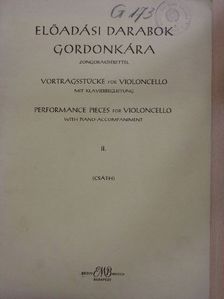 A. T. Grecsaninov - Előadási darabok gordonkára zongorakísérettel II. [antikvár]