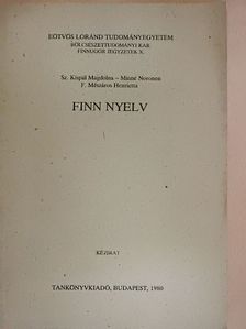 F. Mészáros Henrietta - Finn nyelv [antikvár]