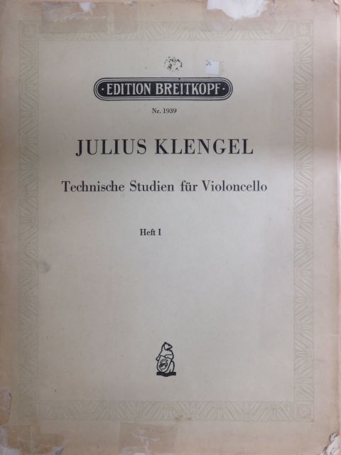 Julius Klengel - Technische Studien durch alle Tonarten für Violoncello I. [antikvár]