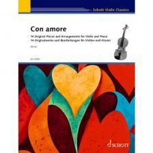 CON AMORE. 14 ORIGINAL PIECES AND ARR. FOR VIOLIN AND PIANO