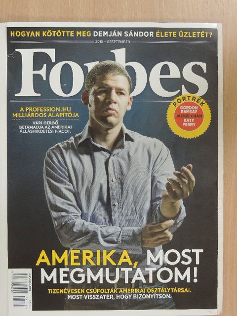 Pál Zsombor - Forbes 2015. szeptember [antikvár]