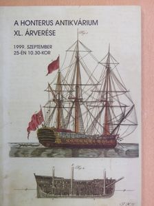 A Honterus Antikvárium XL. árverése [antikvár]