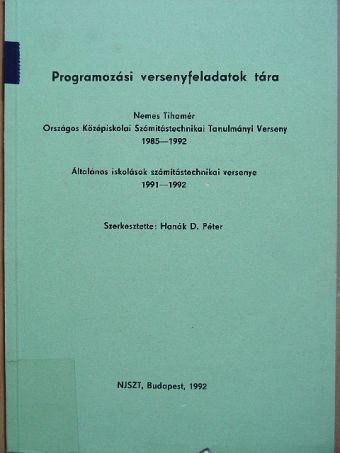 Nemes Tihamér - Programozási versenyfeladatok tára [antikvár]