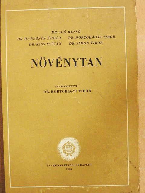 Dr. Haraszty Árpád - Növénytan [antikvár]