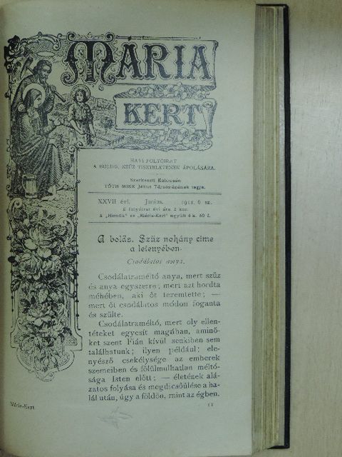Laktisz Katalin - Mária-Kert 1911. (nem teljes évfolyam) [antikvár]