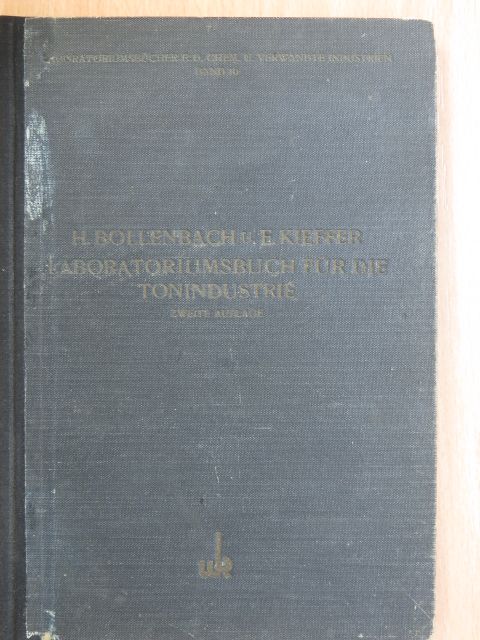 Dr. Hermann Bollenbach - Laboratoriumsbuch für die Tonindustrie [antikvár]