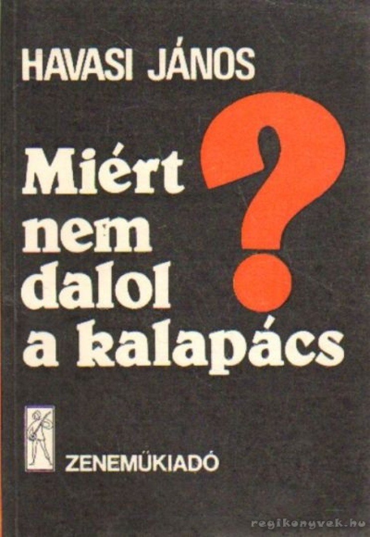 Havasi János - Miért nem dalol a kalapács? [antikvár]