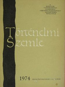 Benda Kálmán - Történelmi Szemle 1974/1-2. [antikvár]