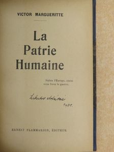 Victor Margueritte - La Patrie Humaine [antikvár]