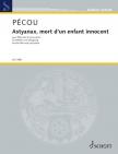PÉCOU THIERRY - ASTYANAX, MORT D'UN ENFANT INNOCENT POUR FLUTE ALTO ET PERCUSSIONS