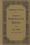 Simon, Max - Analytische Geometrie des Raumes [antikvár]