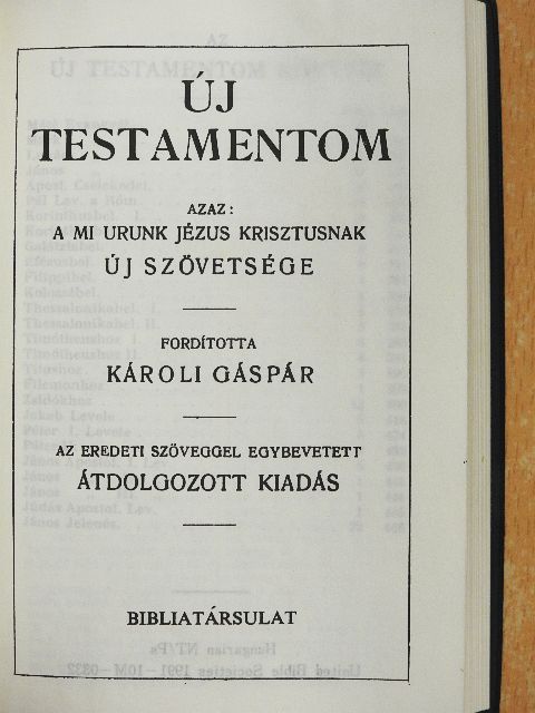 Új Testamentom/A zsoltárok könyve [antikvár]