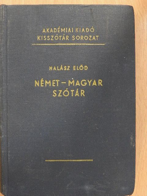 Halász Előd - Német-magyar szótár [antikvár]