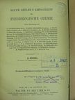 F. Knoop - Hoppe-Seyler's Zeitschrift für Physiologische Chemie 1923 [antikvár]