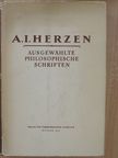 A. I. Herzen - Ausgewählte Philosophische Schriften [antikvár]