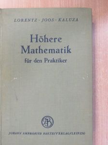 H. A. Lorentz - Höhere Mathematik für den Praktiker [antikvár]