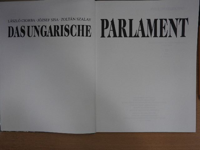 Csorba László - Das ungarische Parlament [antikvár]