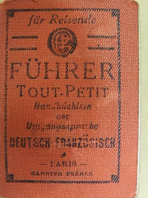 Handbüchlein der Umgangssprache Deutsch-Französisch (minikönyv) [antikvár]