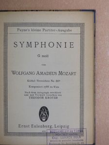 Wolfgang Amadeus Mozart - Symphonie G moll [antikvár]