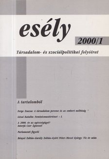 Nyilas Mihály (főszerk.) - Esély 2000/ 1 [antikvár]