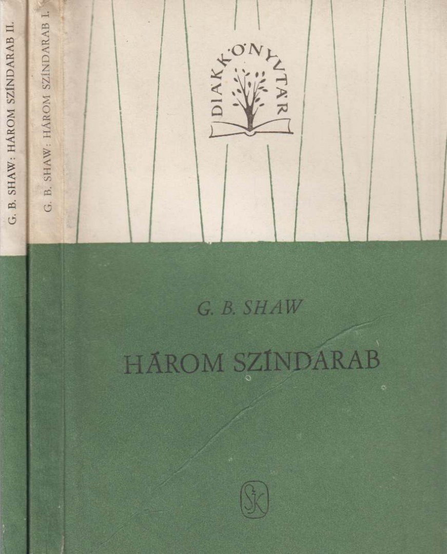 SHAW, G.B. - Három színdarab I-II. kötet [antikvár]