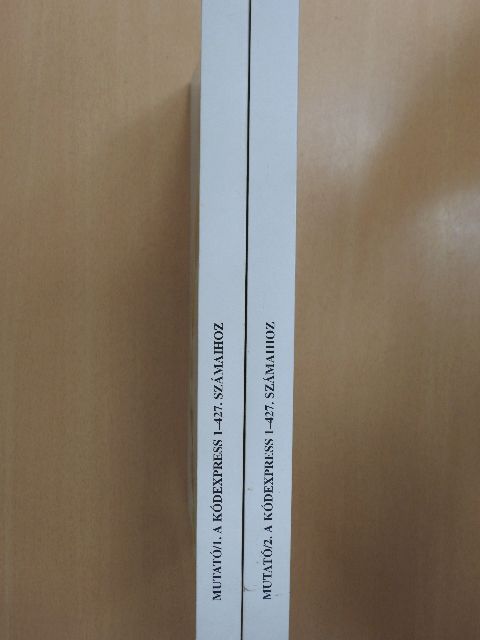 Mutató a Kódexpress 1-427. számaihoz I-II. [antikvár]