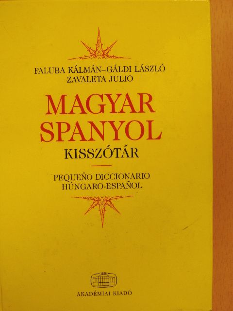 Faluba Kálmán - Magyar-spanyol kisszótár [antikvár]