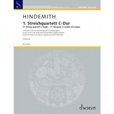 HINDEMITH - 1. STREICHQUARTETT C-DUR NACH DEM TEXT DER PAUL-HINDEMITH-GESAMTAUSGABE (SCHUBERT)
