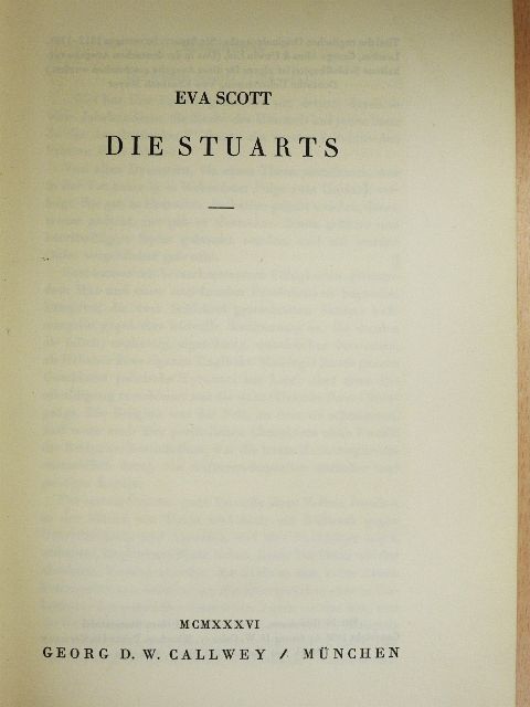 Eva Scott - Die Stuarts [antikvár]