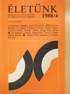 Baka István - Életünk 1988/4. [antikvár]